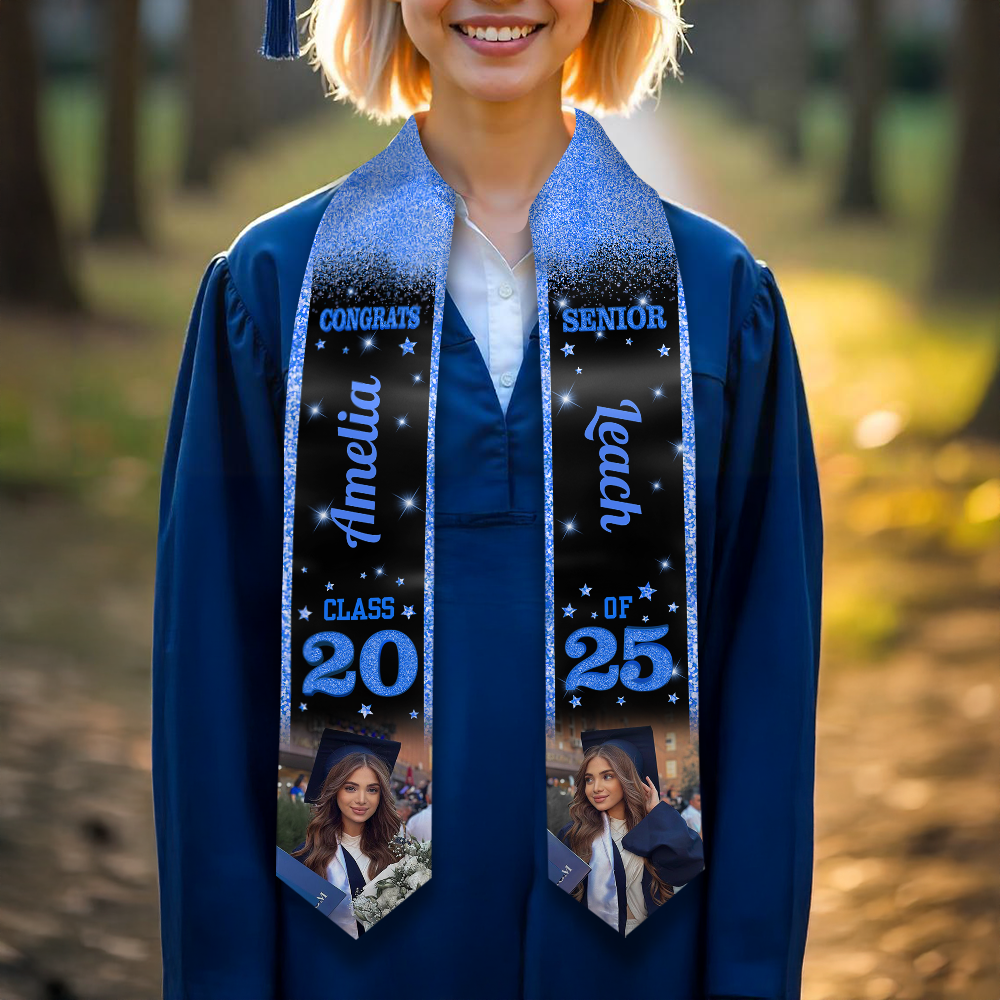 Senior Graduation Stole Personalized Unique Graduation Stole For Class Of 2025