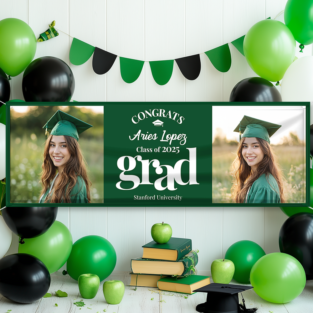 Congratulations Class Of 2025 Banner – Perfect Graduation Party Decoration