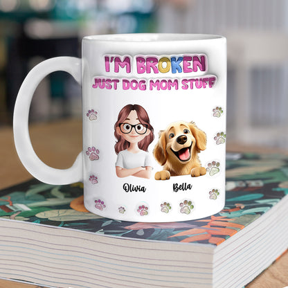 Just Dog Mom Stuff - Pet Lover Gift - Personalized Custom Mug