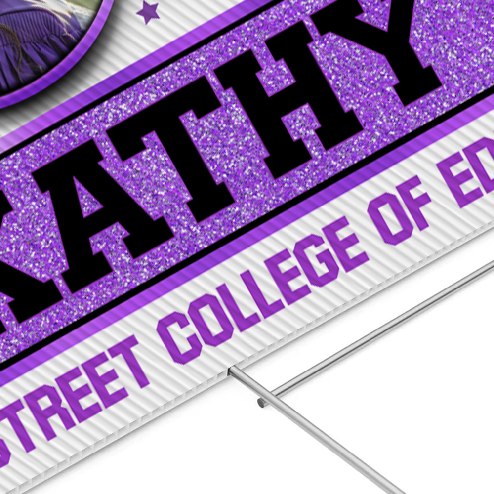 Class Of 2025 Lawn Sign, Personalized Graduate 2025 Graduation Lawn Sign