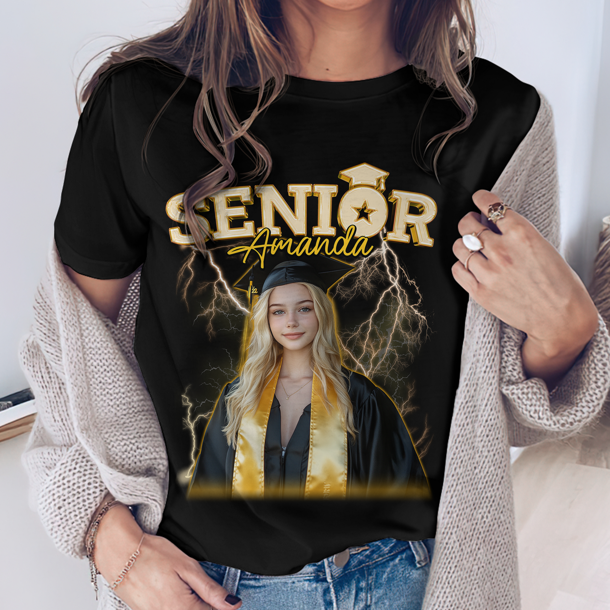 Custom Graduation Shirt, Custom Photo Graduate Shirt, Senior T-Shirt, Graduation Party