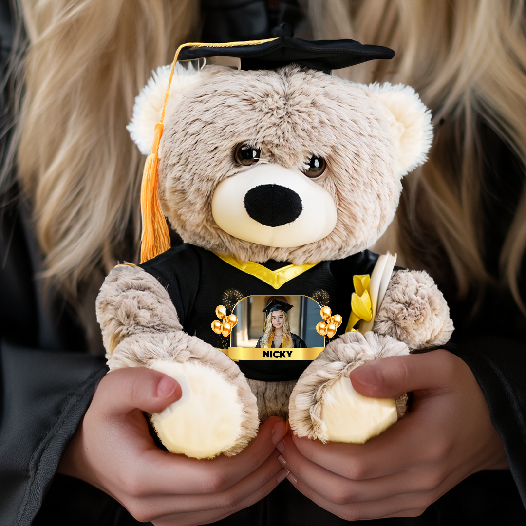 Congrats Class Of 2025 Personalized Graduation Teddy Bear – Custom Gift For 2025 Graduates