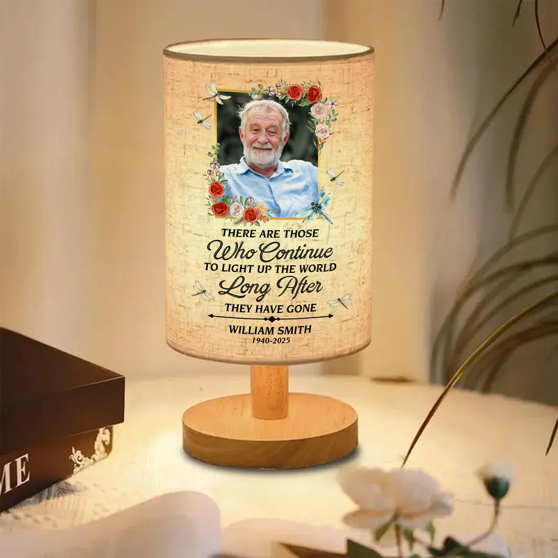 Light Up The World Memorial - Personalized Fabric Lamp