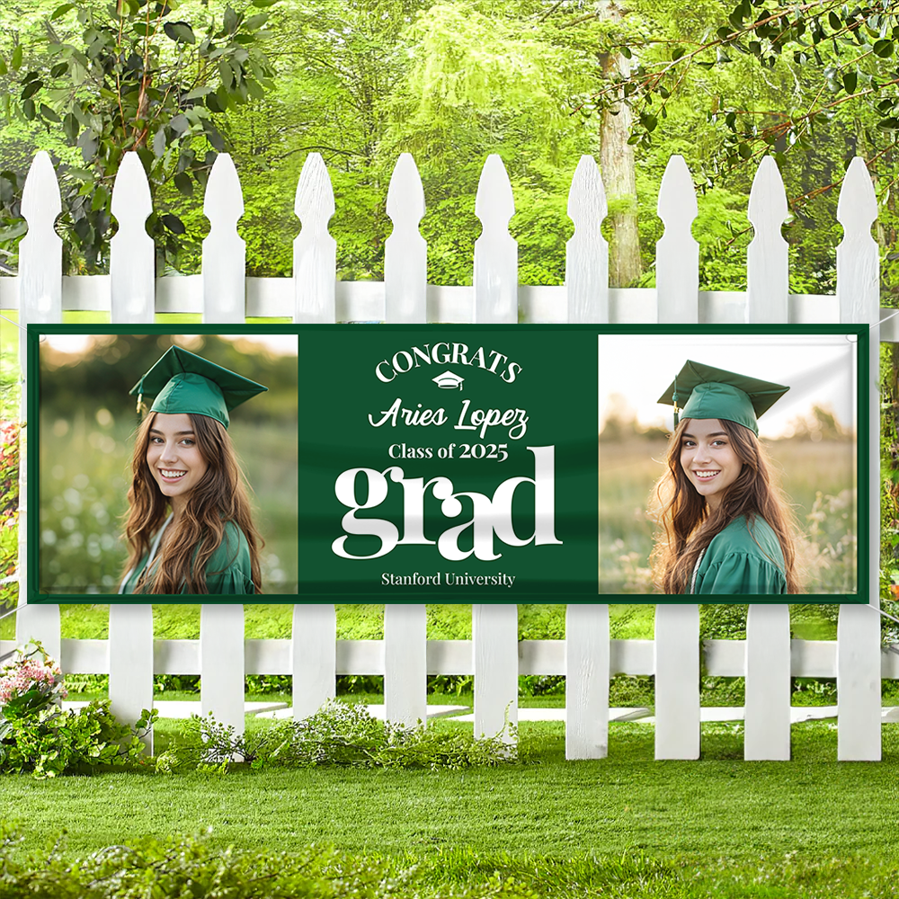 Congratulations Class Of 2025 Banner – Perfect Graduation Party Decoration
