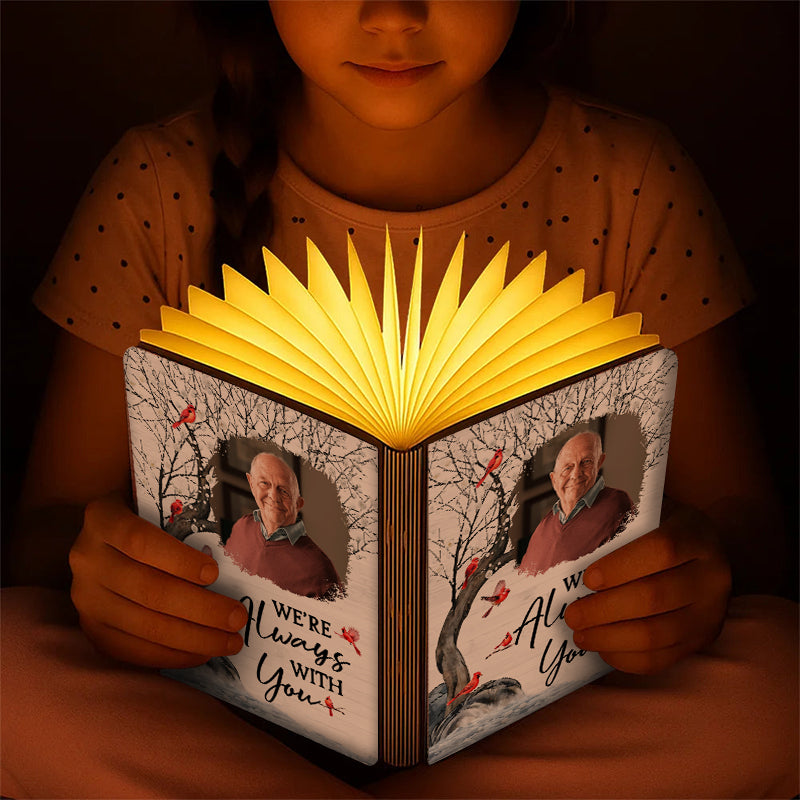 When You Miss Me Have No Fear Memorial - Personalized Book Lamp