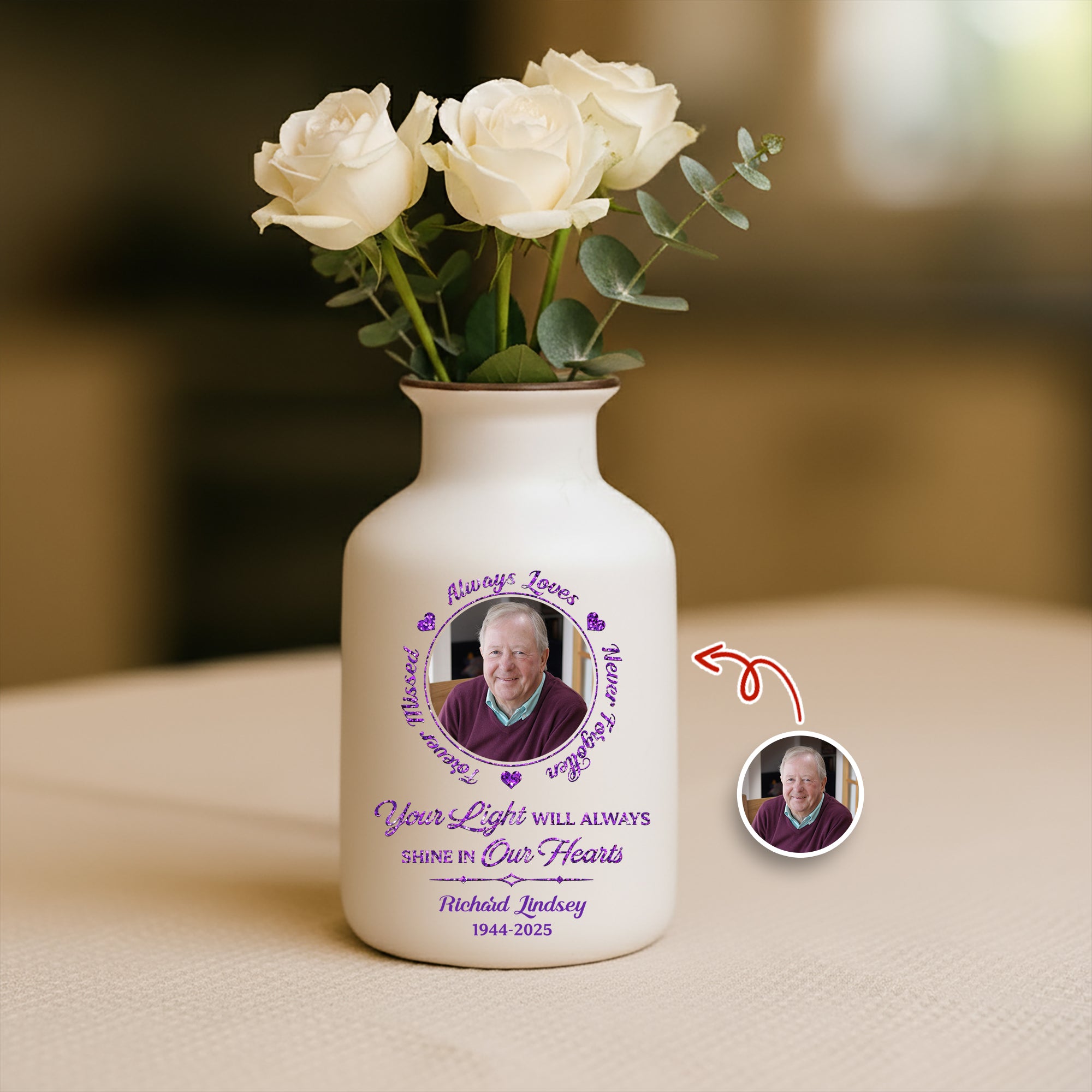 I Am Always With You - Personalized Elegant Ceramic Flower Pot Minimalist