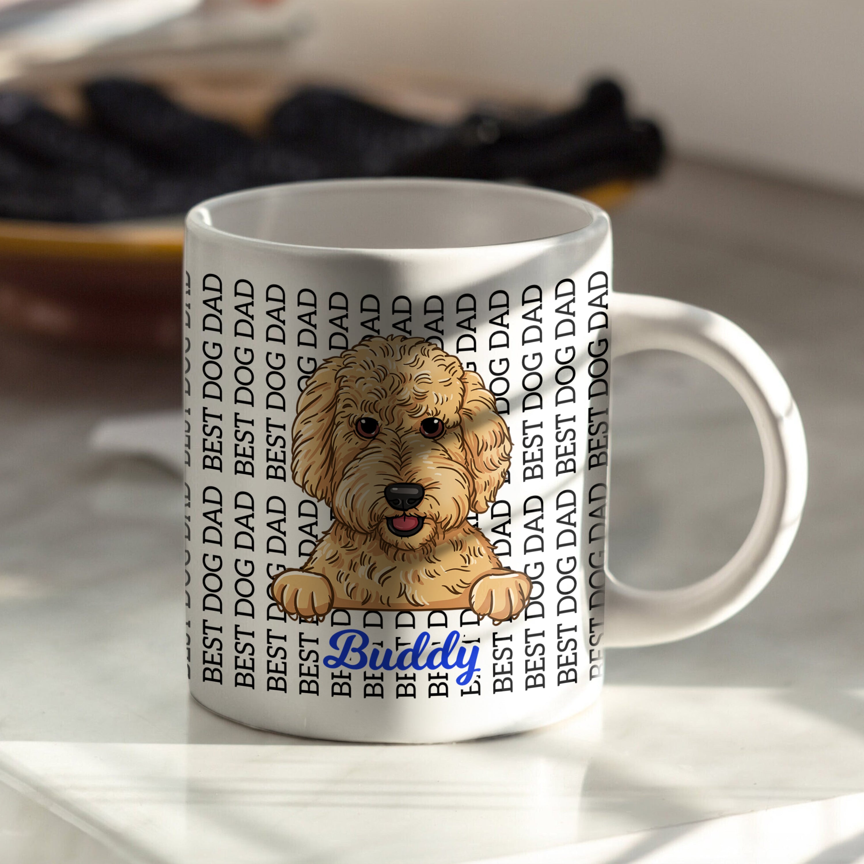 Hidden Words Dog Lover Mug - Personalized Custom Mug