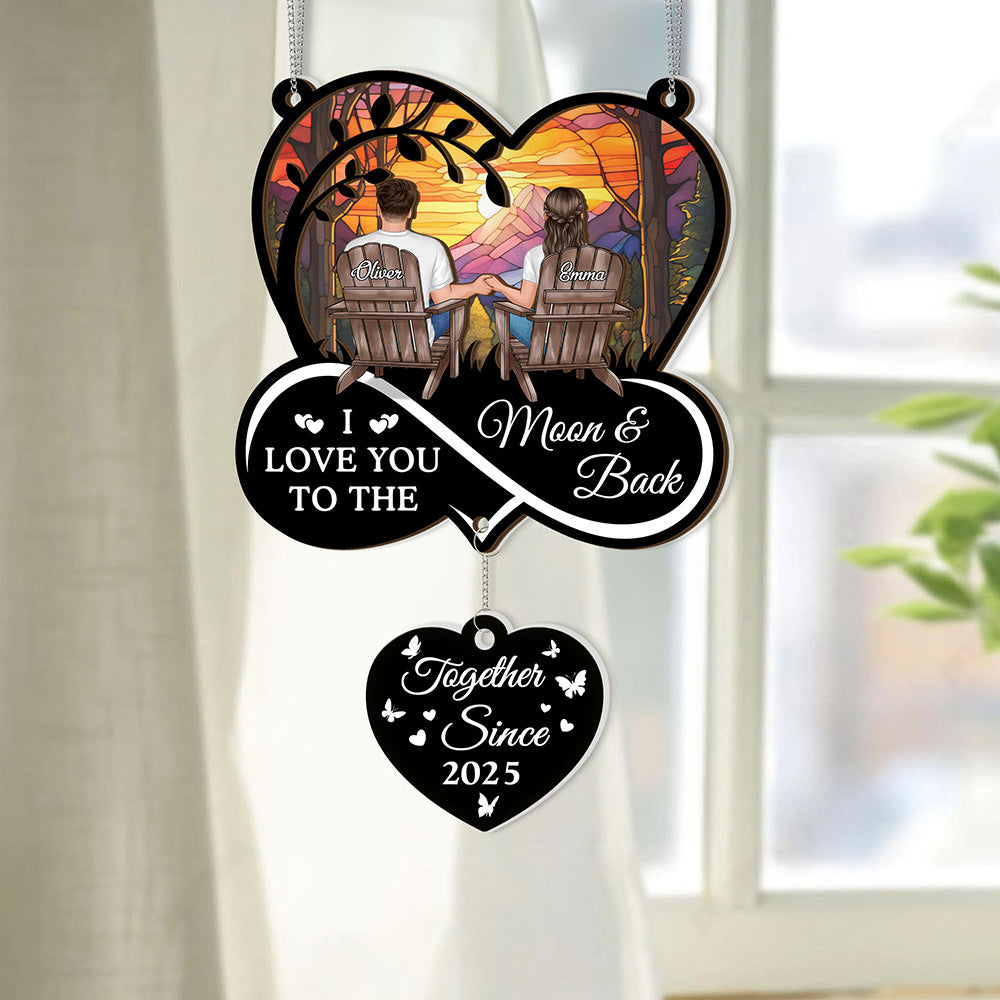 You & Me We Got This Till Our Last Breath - 2 Layered Suncatcher with Charm