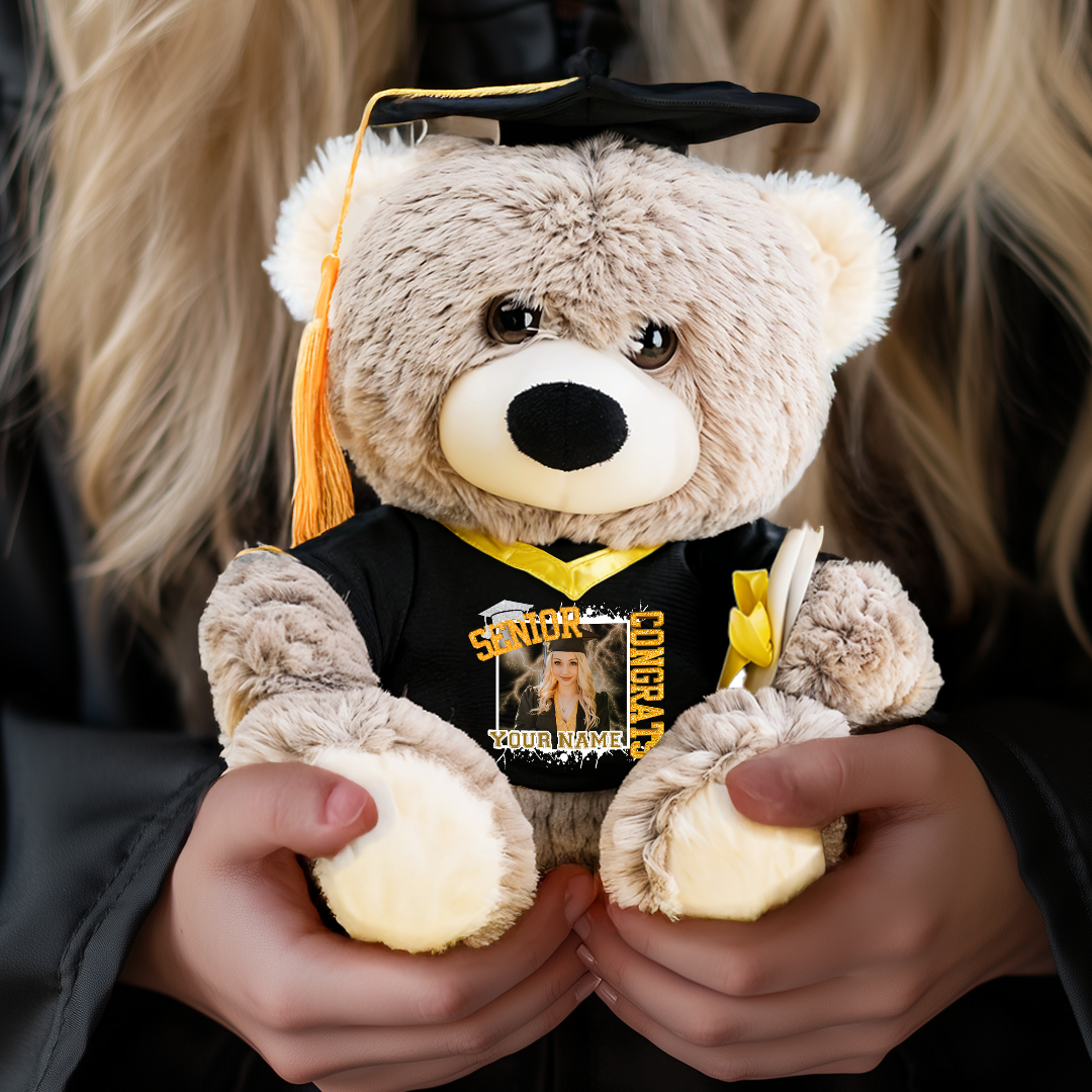 Congrats Senior Class Of 2025 Unique Custom Gift Personalized Graduations Teddy Bear