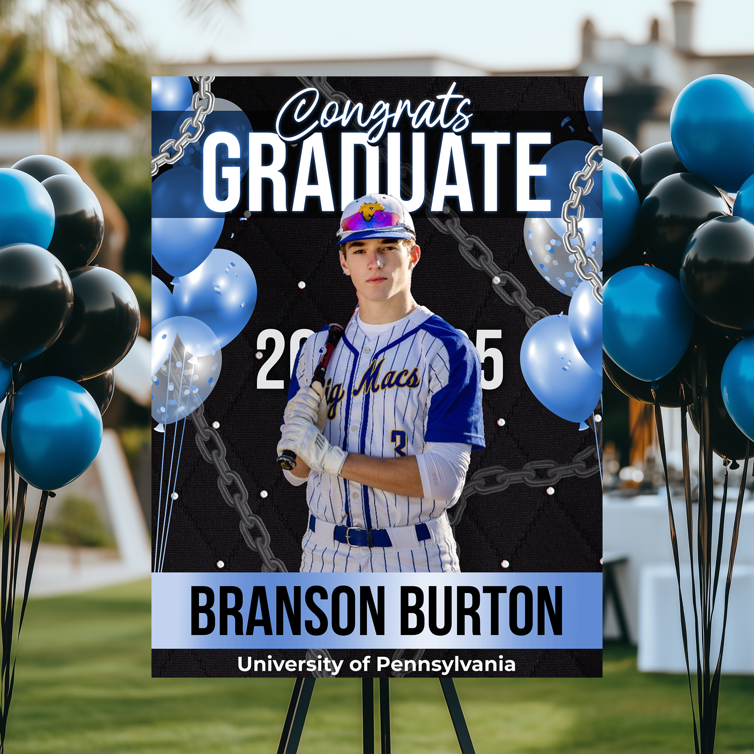 A Warm Welcome to Your Graduation Celebration Personalized Congrats Graduate 2025 Welcome Sign