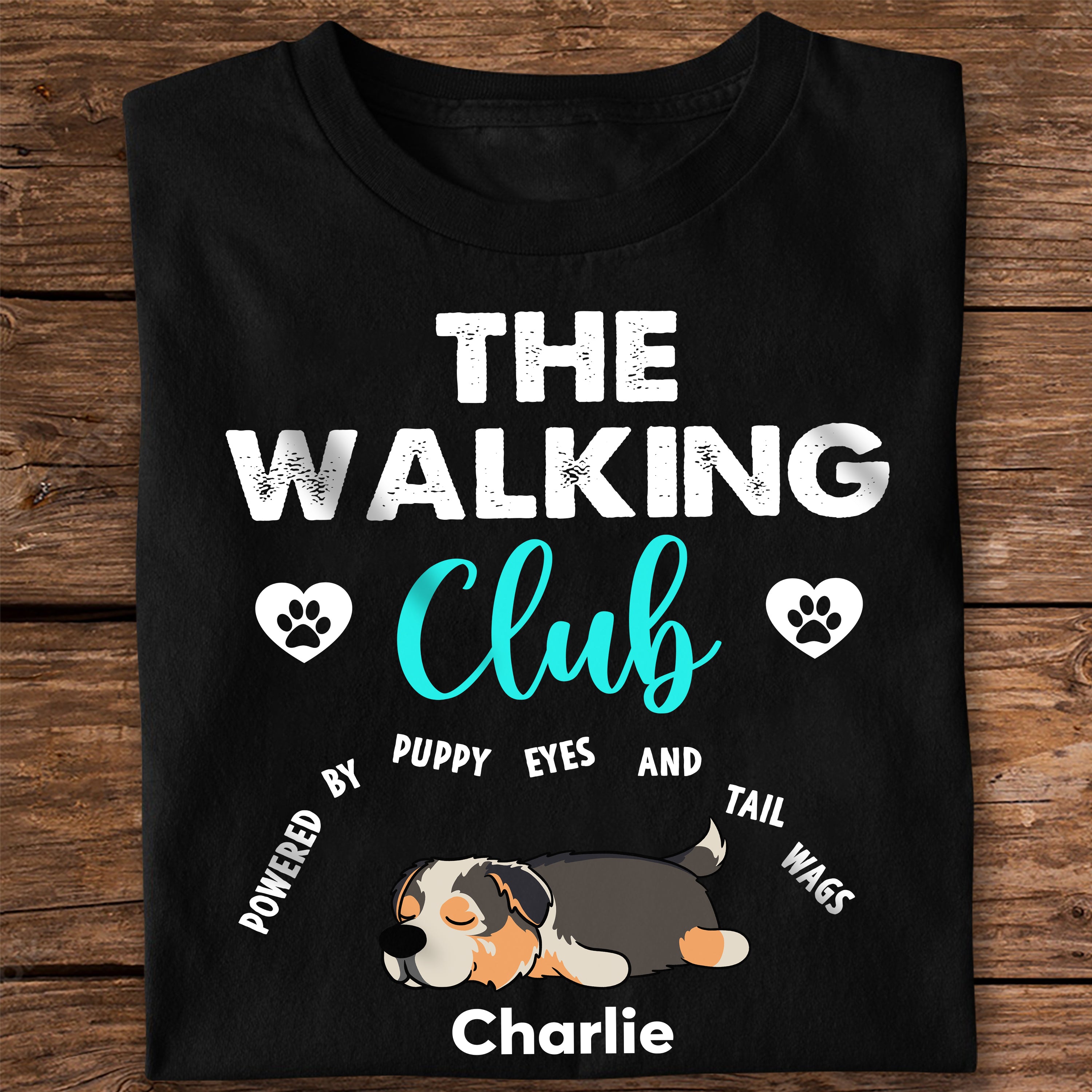 The Walking Club - Personalized Pet Lover Shirt Custom T-shirt, Gift for Pet Lover
