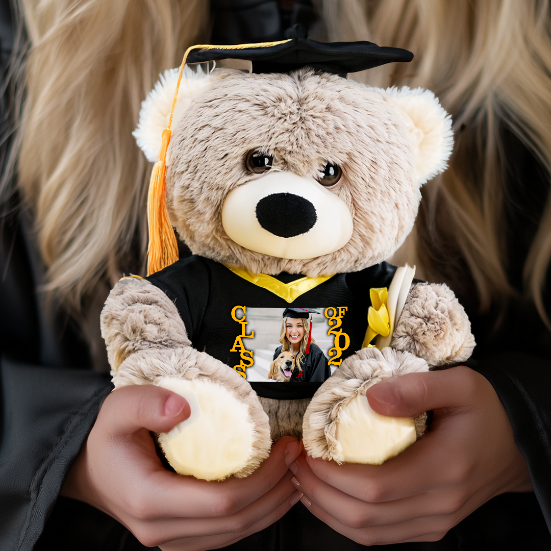 Proud Family Of The Graduate Personalized Graduation Teddy Bear – Custom Gift For 2025 Graduates