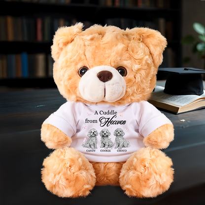 A Cuddle From Heaven - Personalized Pet Memorial Bear Plush
