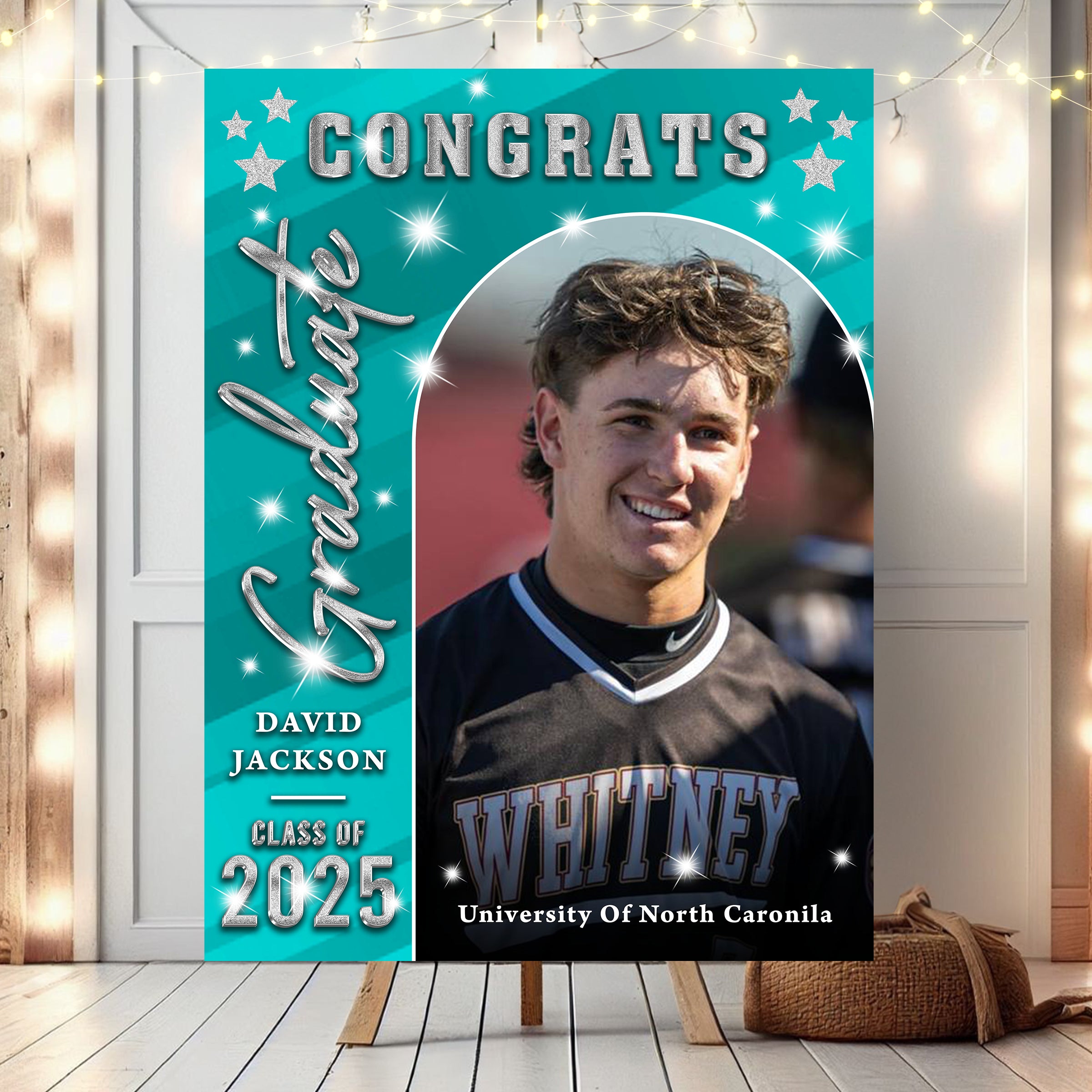 Congrats Graduate Class of 2025 – Personalized Welcome Sign For An Unforgettable Celebration