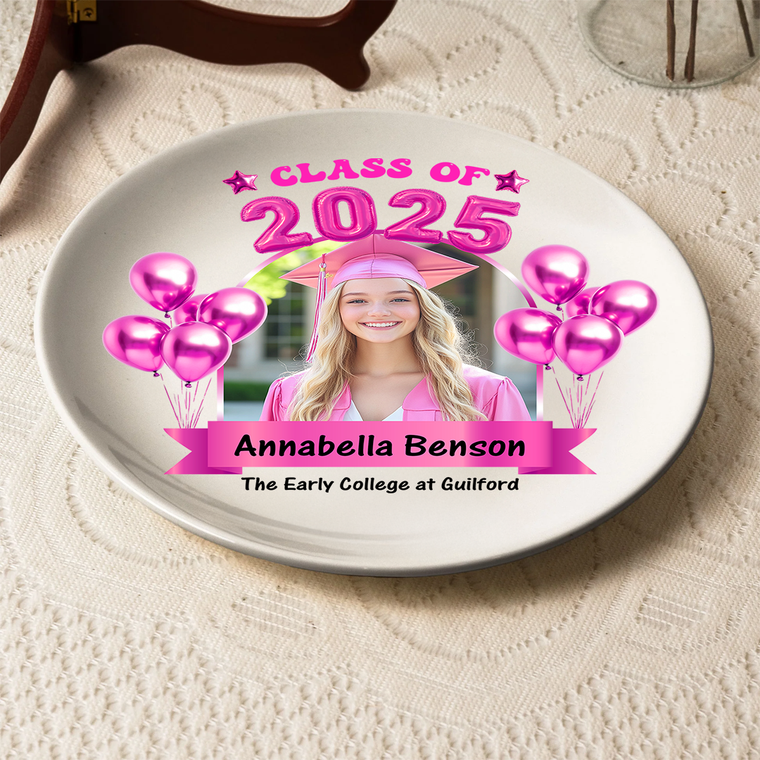 Class Of 2015 Personalized Ceramic Plate