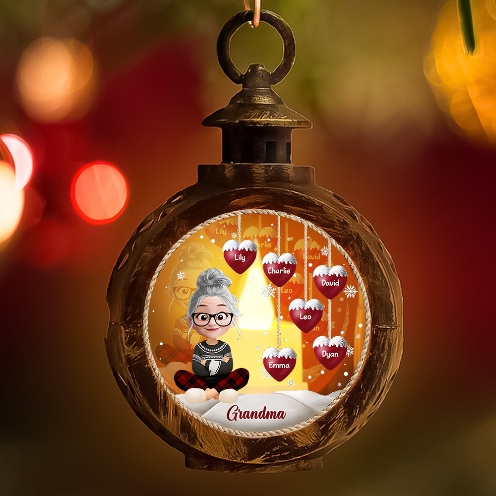 Custom Name and Appearance - Personalized Candlelight Lantern Ornament