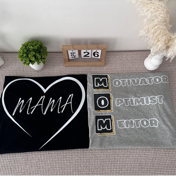 Mama Graphic T-Shirt – MOM Letter Design Unisex Heavy Cotton Tee | Mother’s Day Gift for Mom | Soft Casual Everyday Shirt