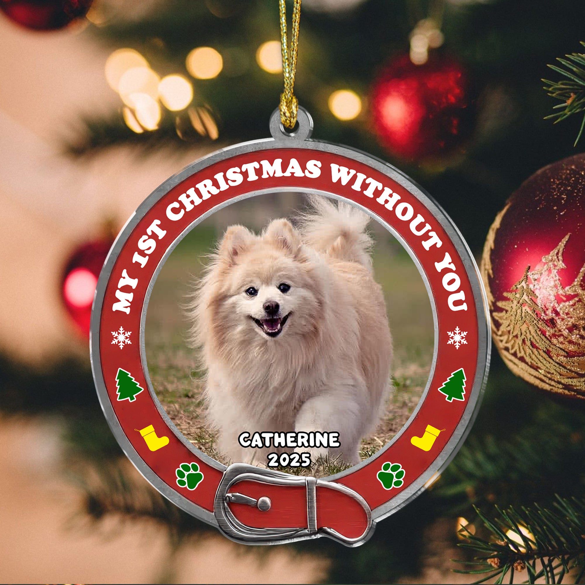 Custom Photo - Pet Lover Hologram Ornament - Family Decoration