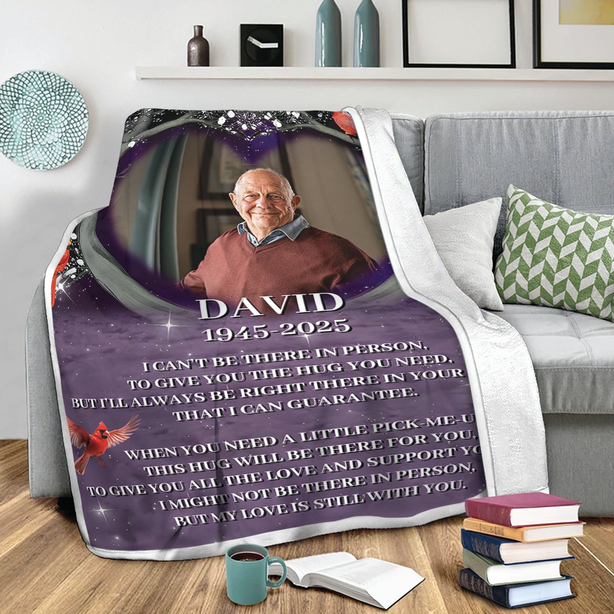 I Will Always Love You - Sympathy Gift - Personalized Custom Memorial Blanket