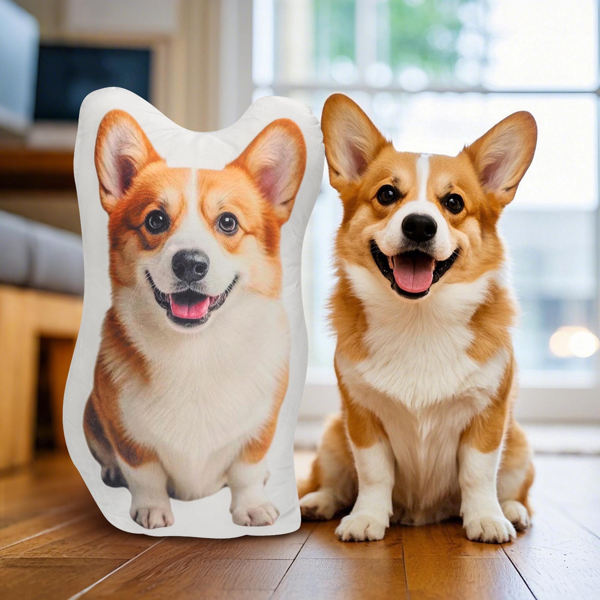 Custom Photo My Beloved Fur Baby - Dog & Cat Personalized Custom Shaped Pillow - Gift For Pet Owners, Pet Lovers