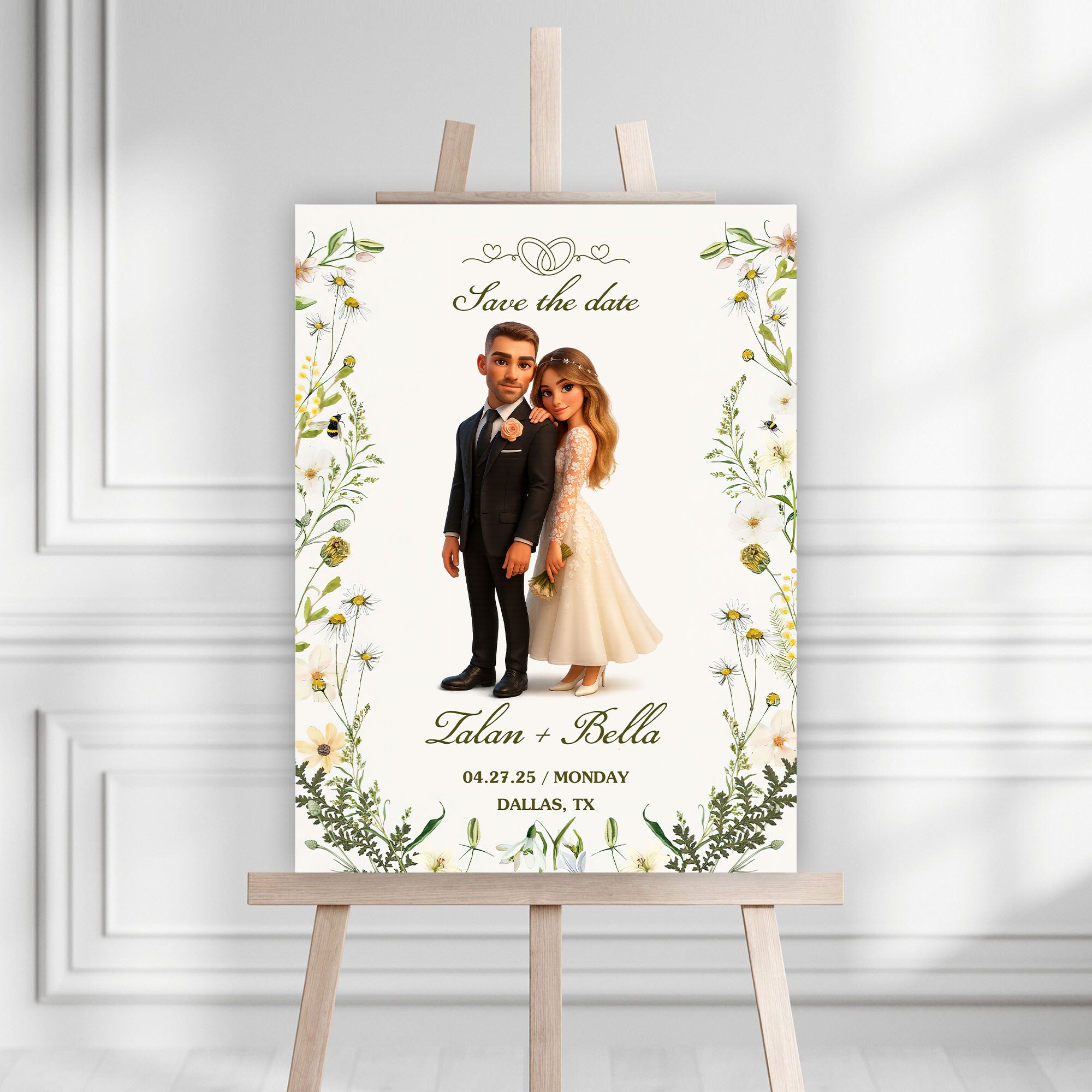 Save The Date - Wedding Law Sign - Custom Name and Photo Wedding Law Sign