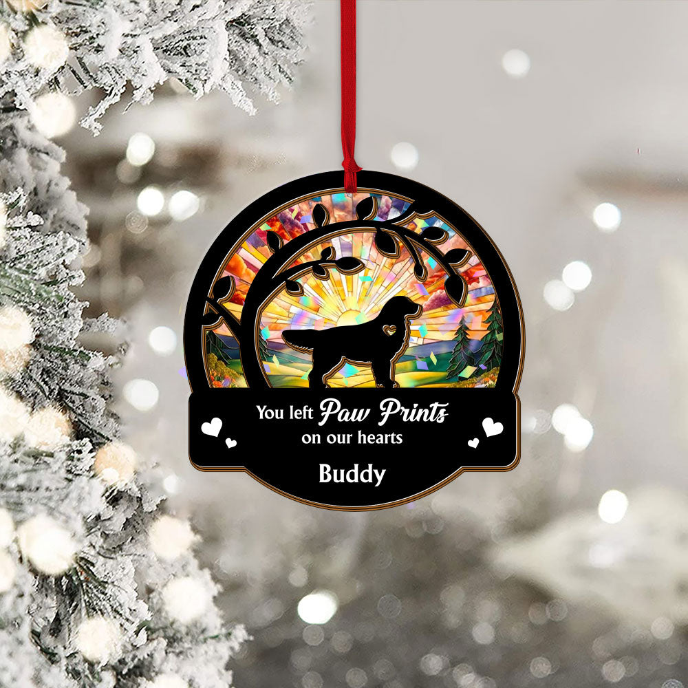 Personalized Pet Memorial Ornament - Custom Shape Hologram Ornament