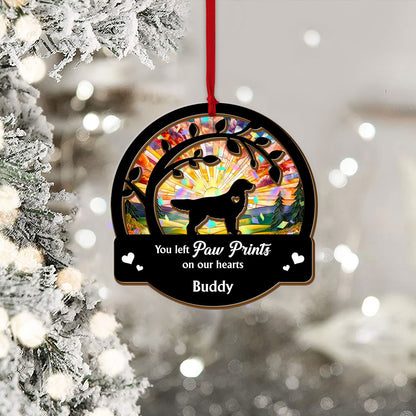 Personalized Pet Memorial Ornament - Custom Shape Hologram Ornament
