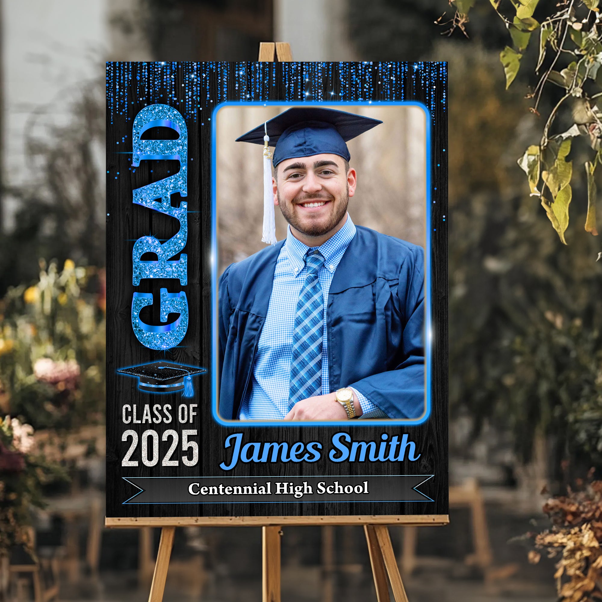 GRAD Class of 2025 Welcome Sign Personalized Graduation Welcome Sign