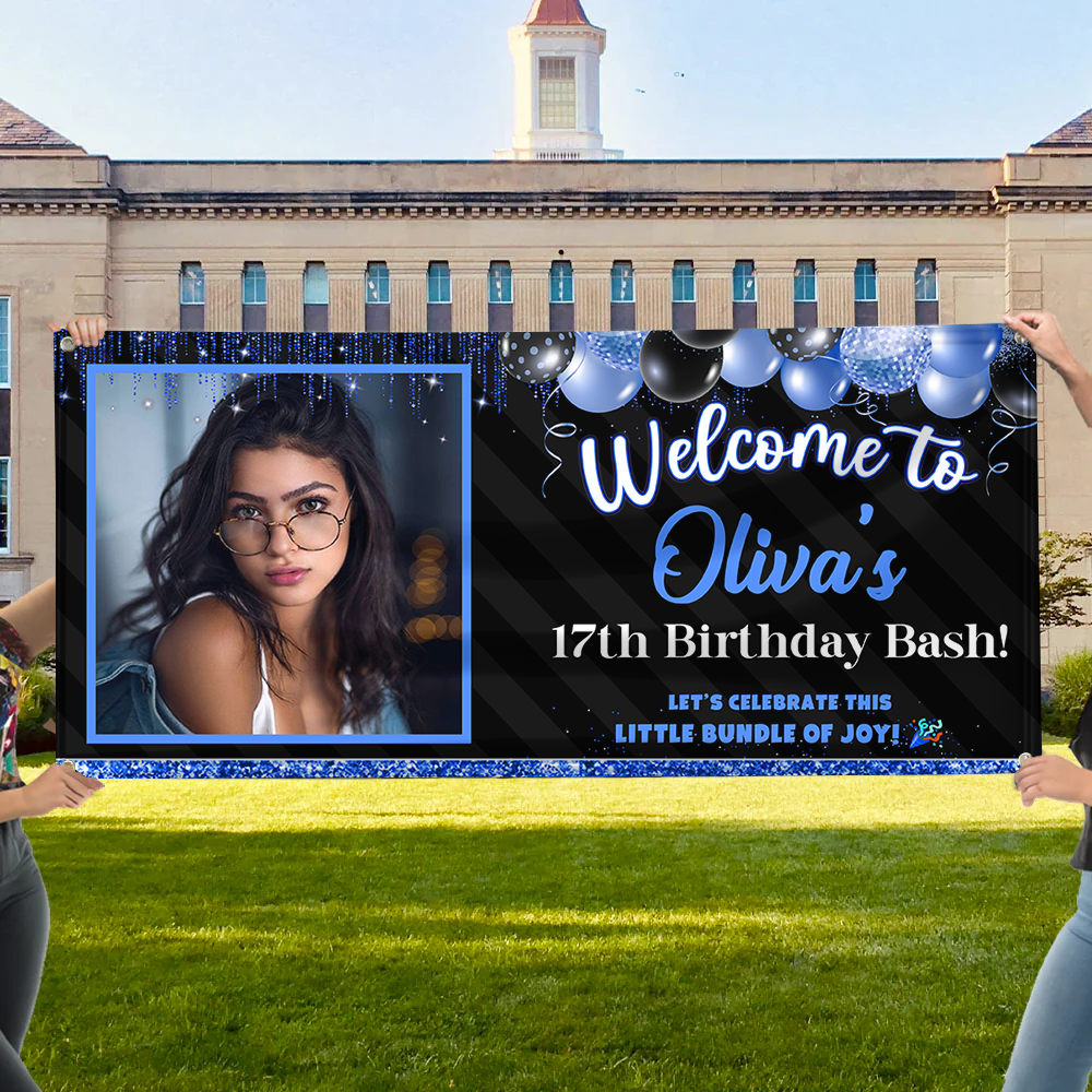 Personalized Birthday Party Banner – Happy Birthday Sign For Party