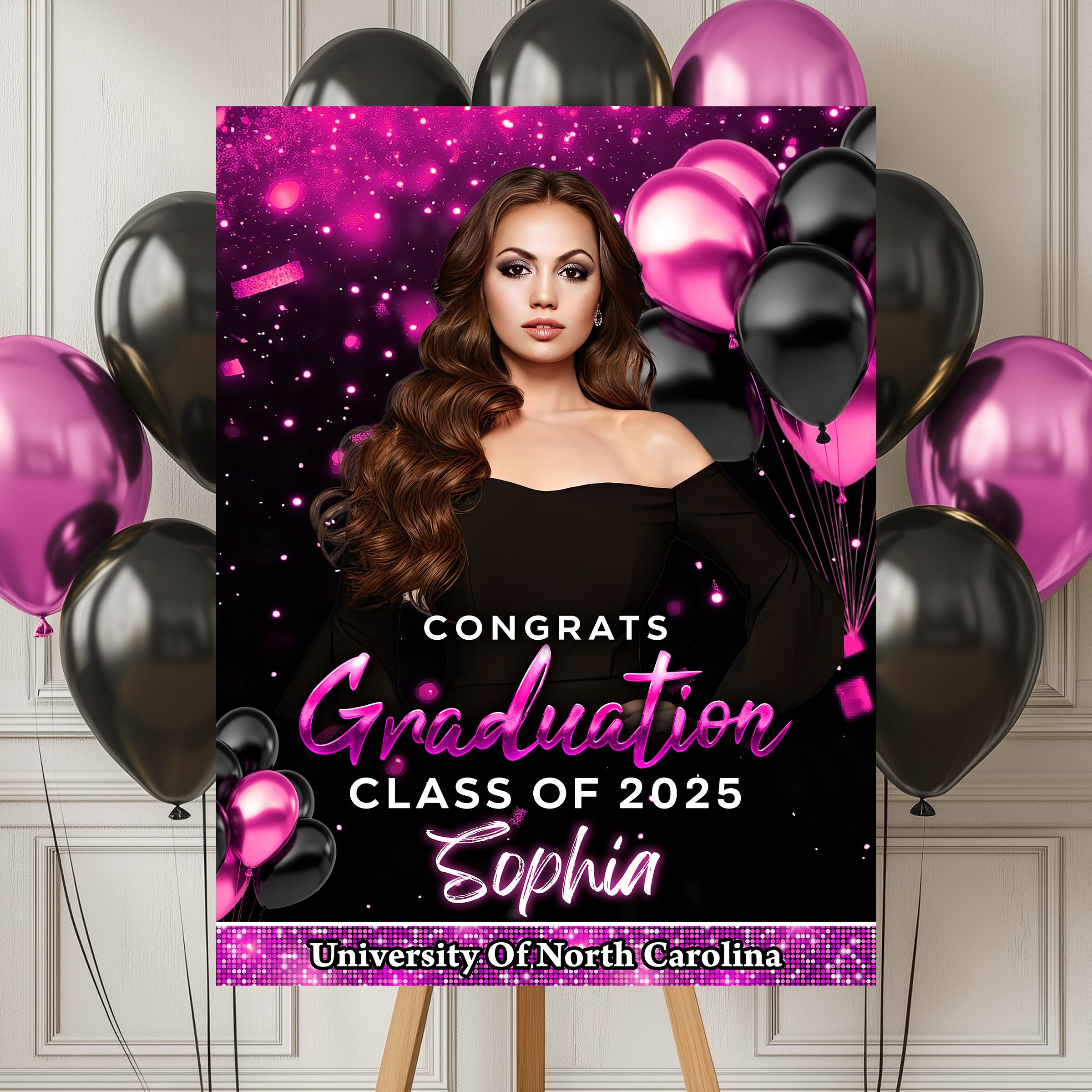 Personalized Congrats Graduation Class Of 2025 Welcome Sign, Graduation Decor, Graduation Gift