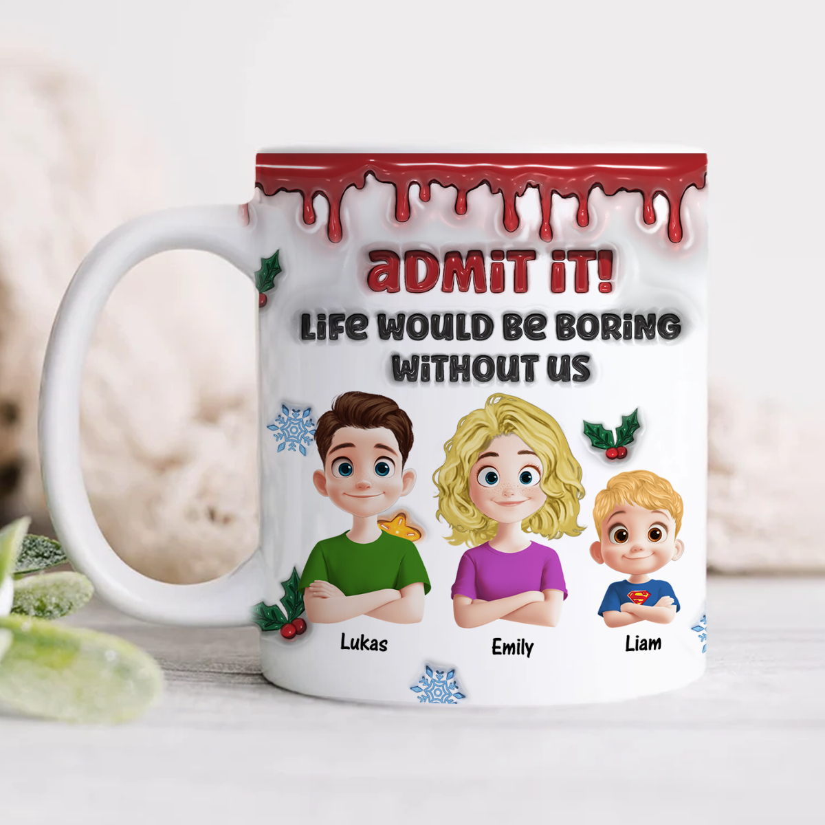 Custom Name Kids Mug - Family Gift - Personalized Custom Mug