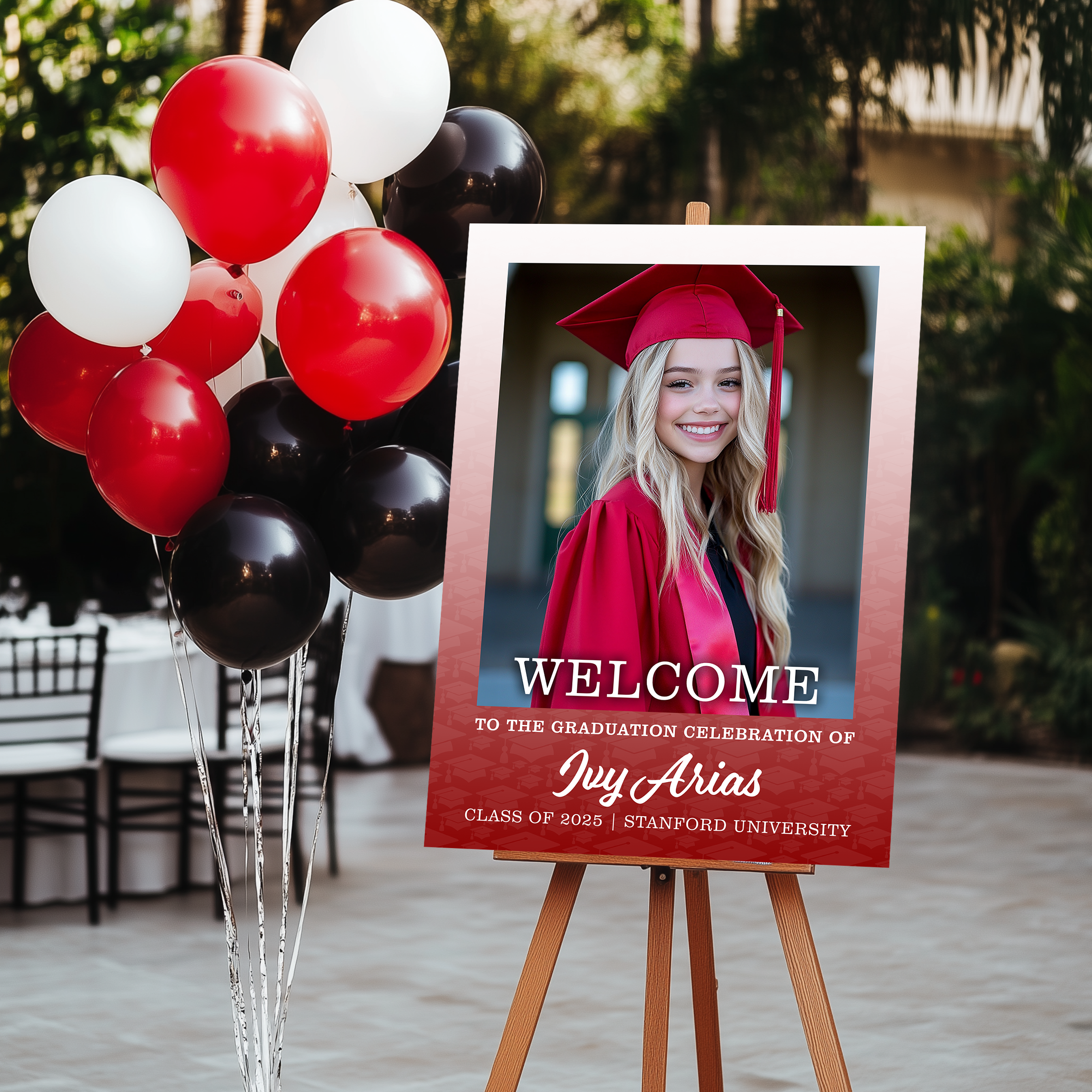 Welcome To The Graduation Celebration Welcome Sign Personalized Graduation Welcome Sign