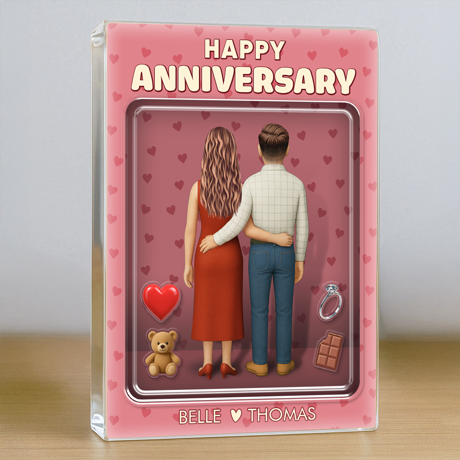 You & Me We Got This - Custom Figure Personalized Acrylic Block Plaque