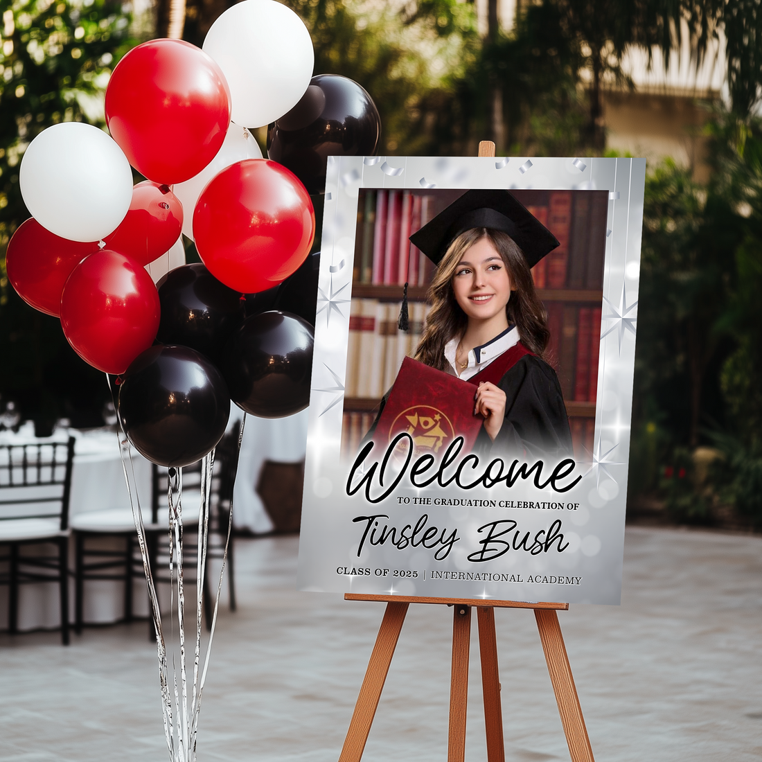 Personalized Grad Welcome Sign – Perfect Party Decoration