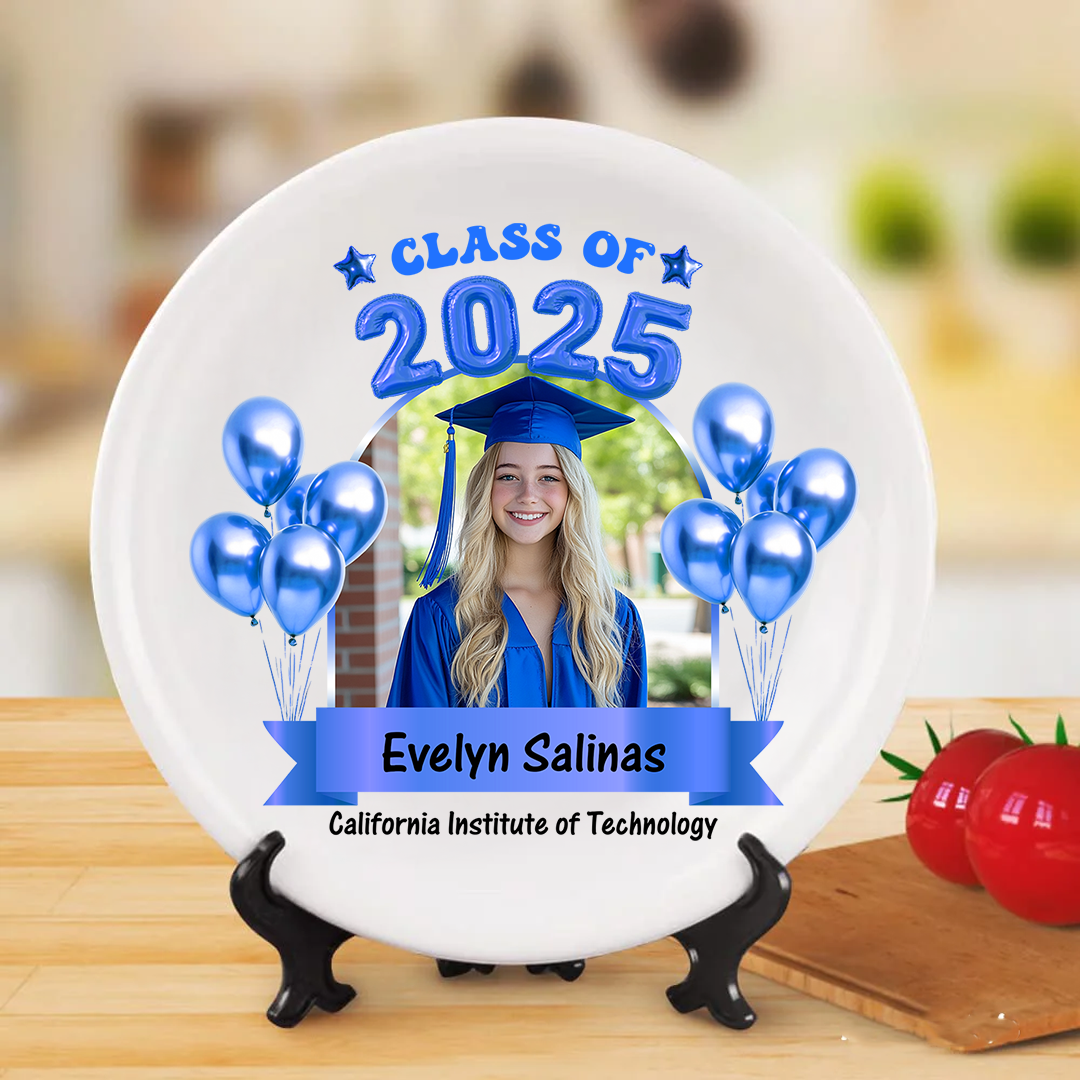 Class Of 2015 Personalized Ceramic Plate