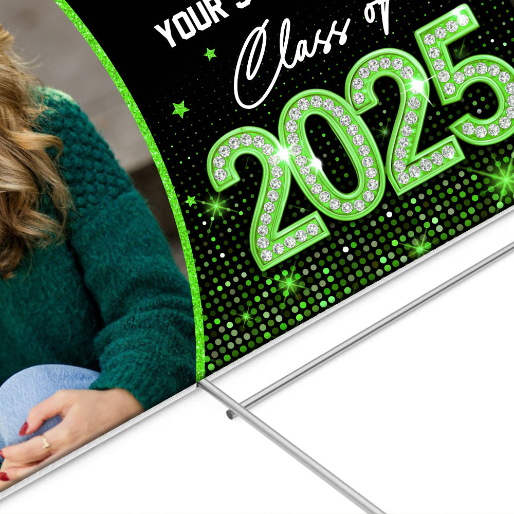 Congrats Graduation - Class of 2025 Lawn Sign | The Perfect Personalized 2025 Grad Gift