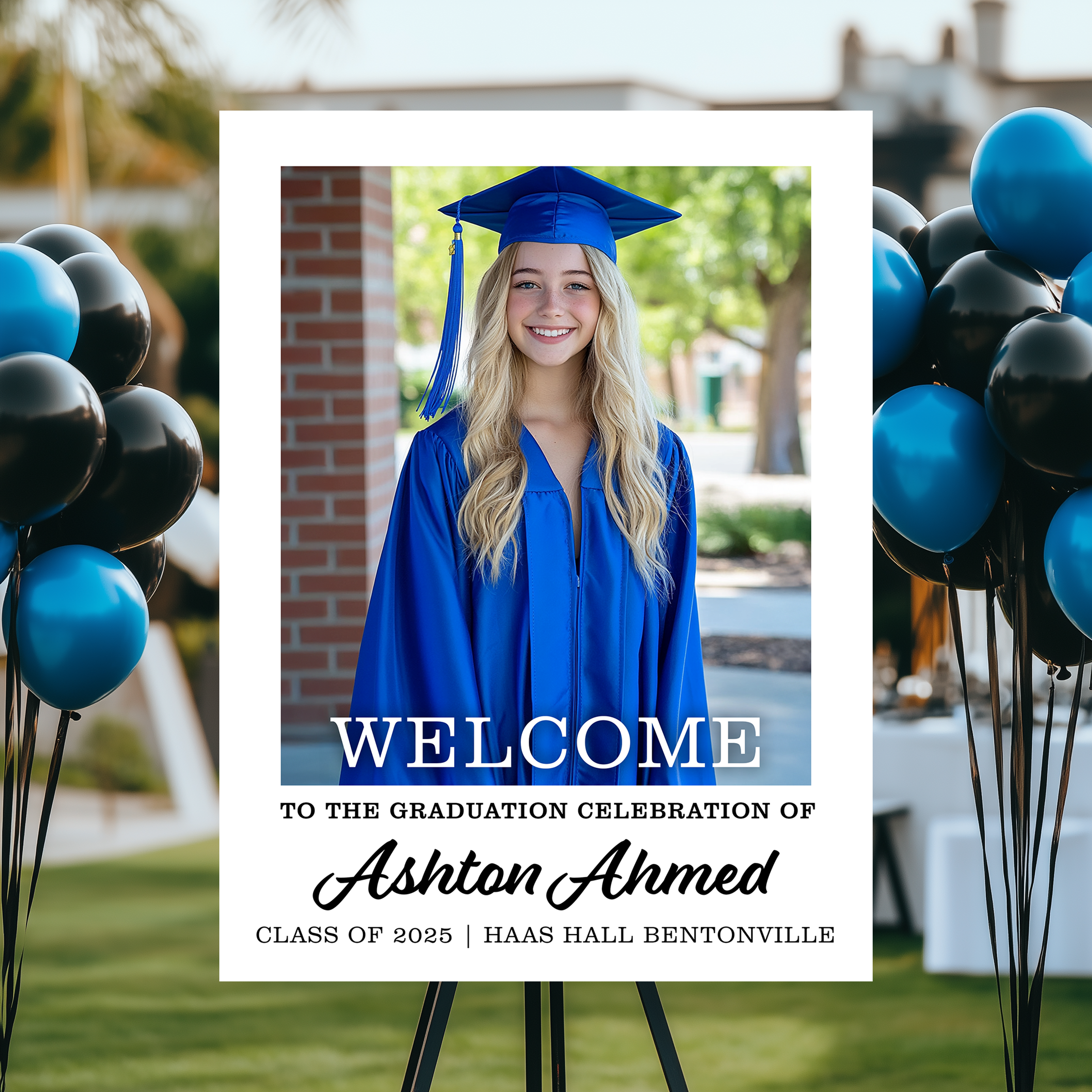 Welcome To The Graduation Celebration Personalized Welcome Sign, Graduation Gift