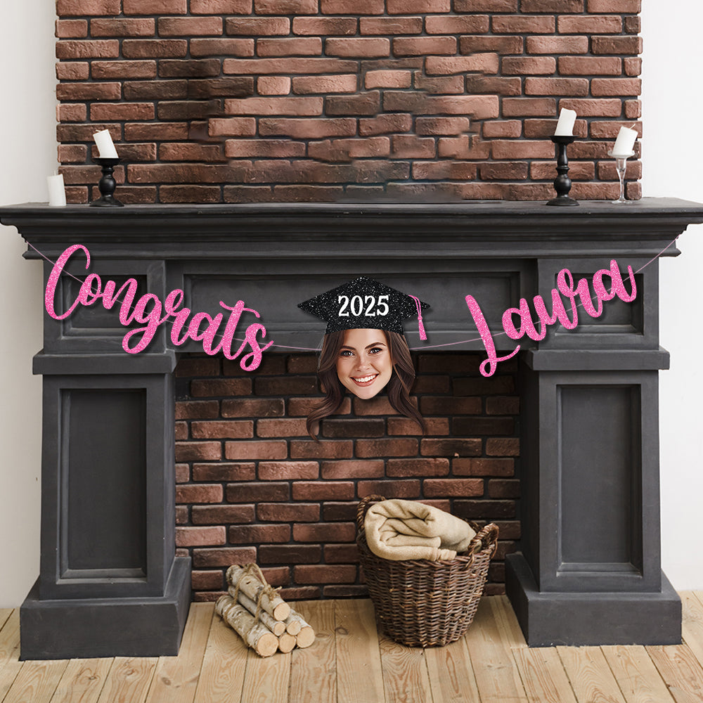 Graduation Party Decor – Custom Alphabet Name Bunting