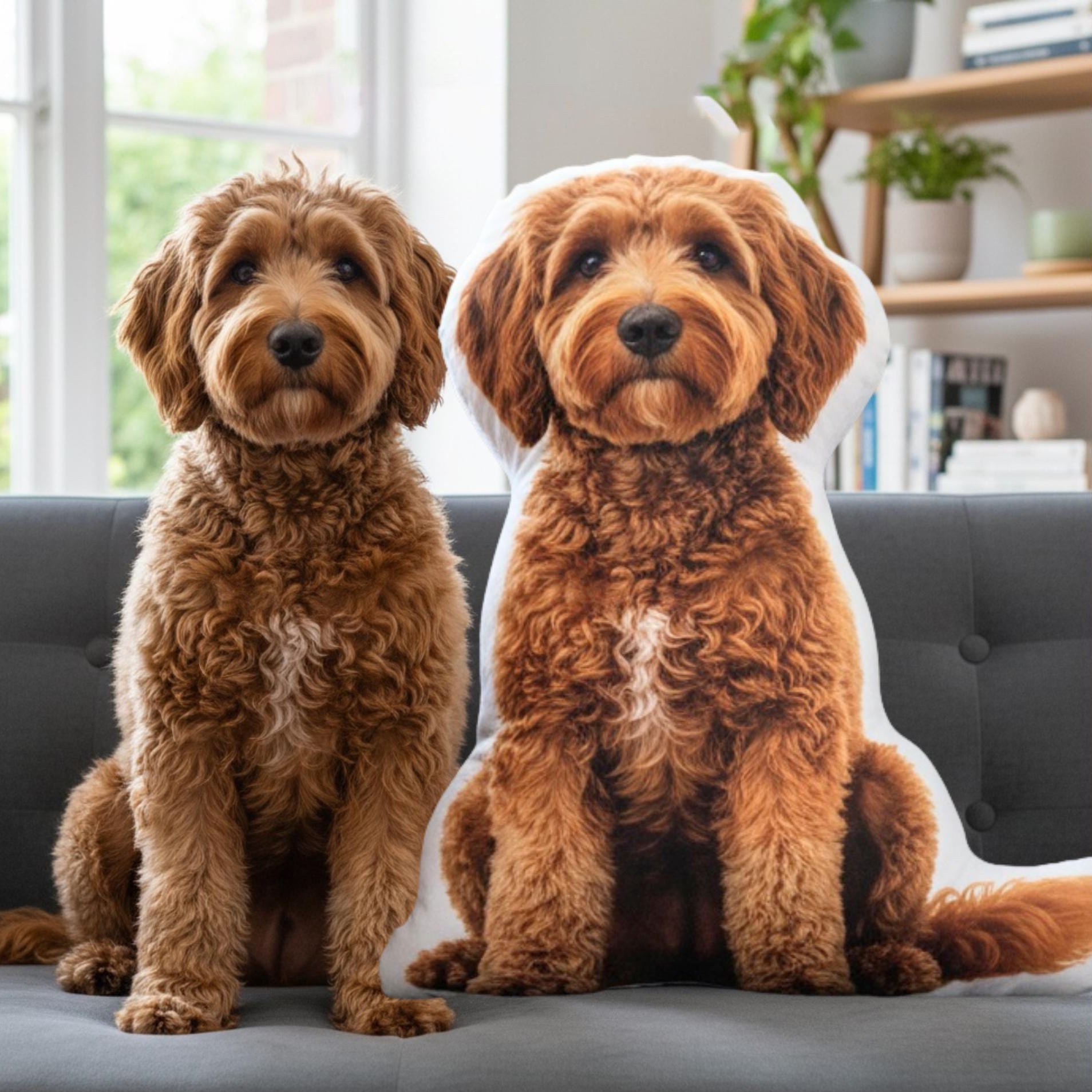 Custom Photo My Beloved Fur Baby - Dog & Cat Personalized Custom Shaped Pillow - Gift For Pet Owners, Pet Lovers