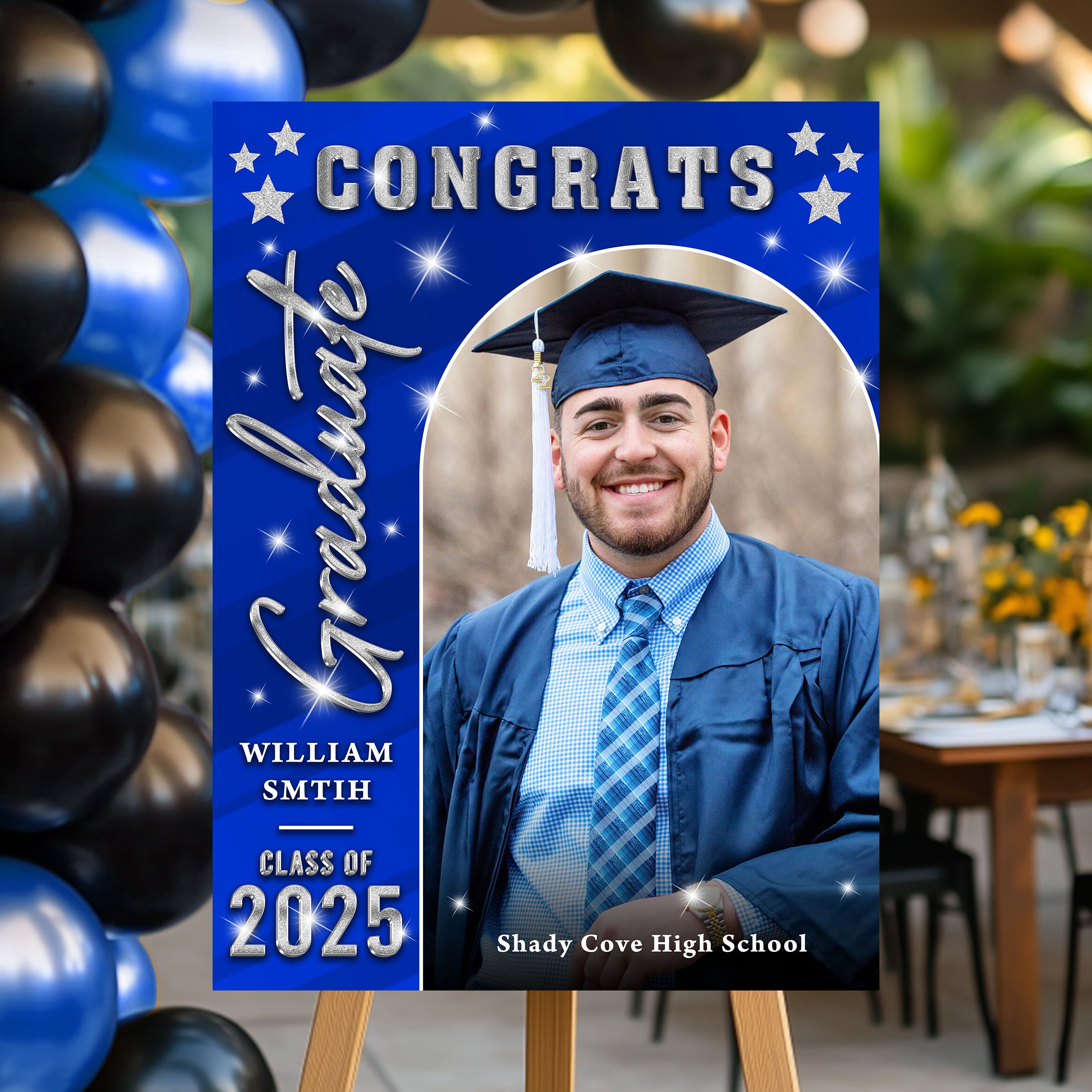 Congrats Graduate Class of 2025 – Personalized Welcome Sign For An Unforgettable Celebration