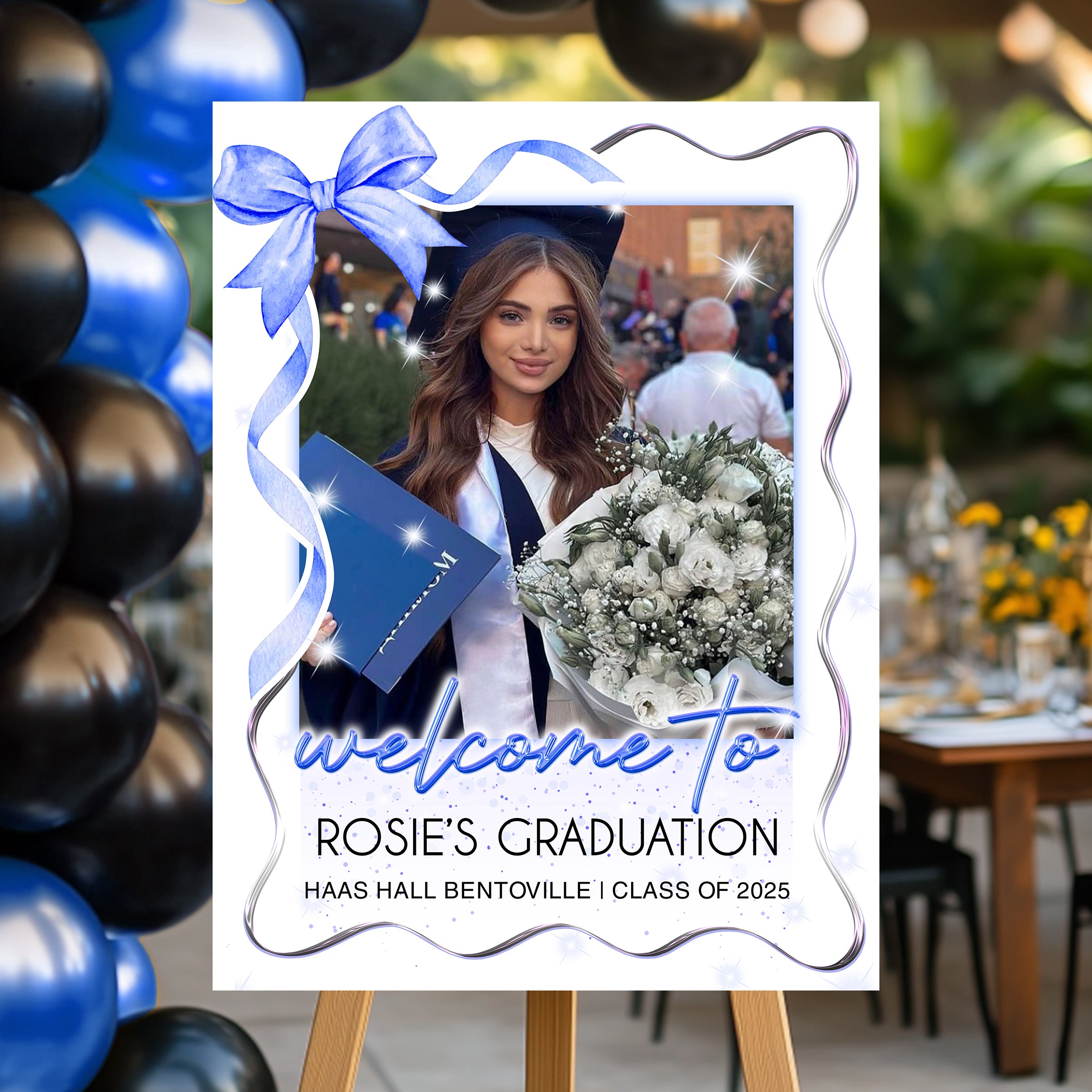 Graduation Class of 2025 Personalized Welcome Sign – Custom Grad Party Decor