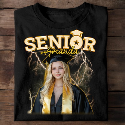 Custom Graduation Shirt, Custom Photo Graduate Shirt, Senior T-Shirt, Graduation Party