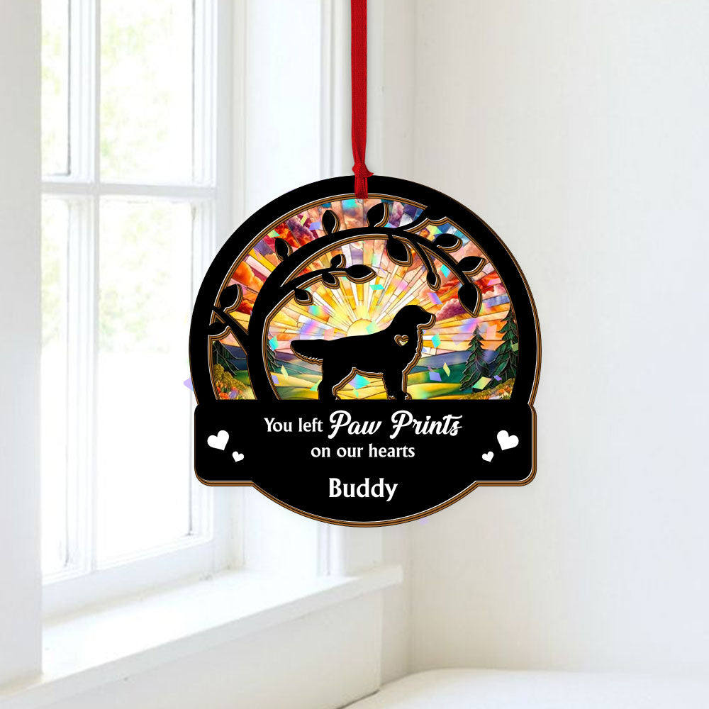 Personalized Pet Memorial Ornament - Custom Shape Hologram Ornament