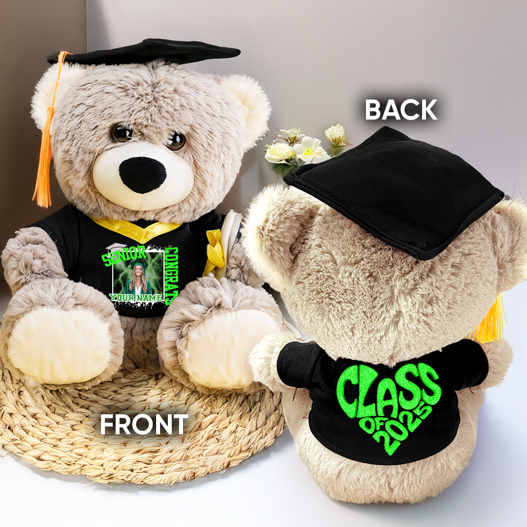 Congrats Senior Class Of 2025 Unique Custom Gift Personalized Graduations Teddy Bear