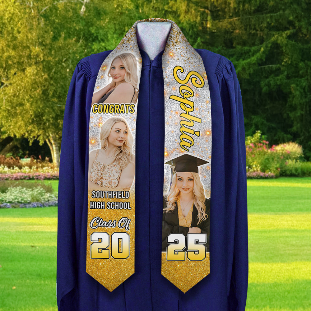 Class Of 2025 Graduation Stoles Personalized Graduation Gift