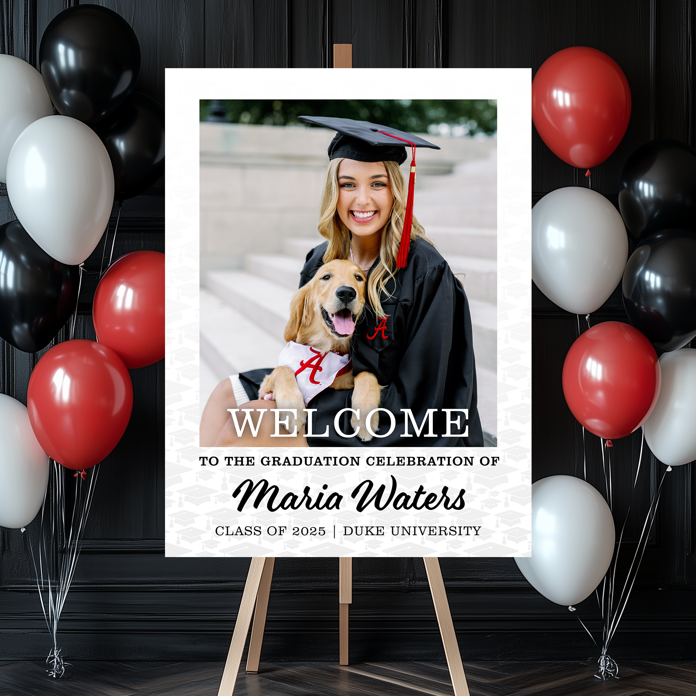 Welcome To The Graduation Celebration Welcome Sign Personalized Graduation Welcome Sign