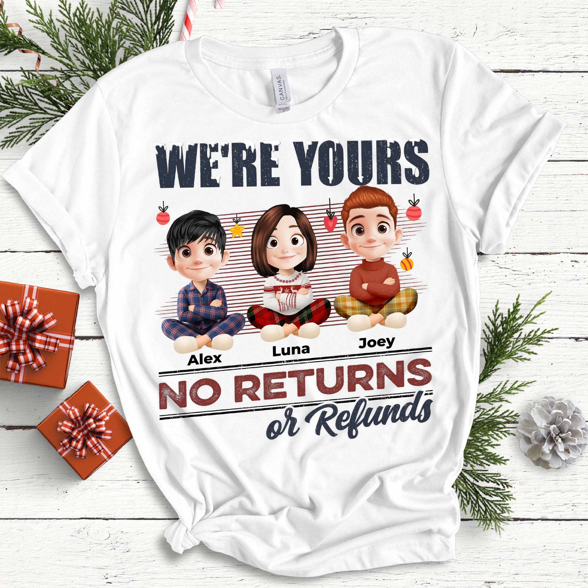 I'm Yours - Custom Name and Appearance Shirt - Personalized Custom T-shirt