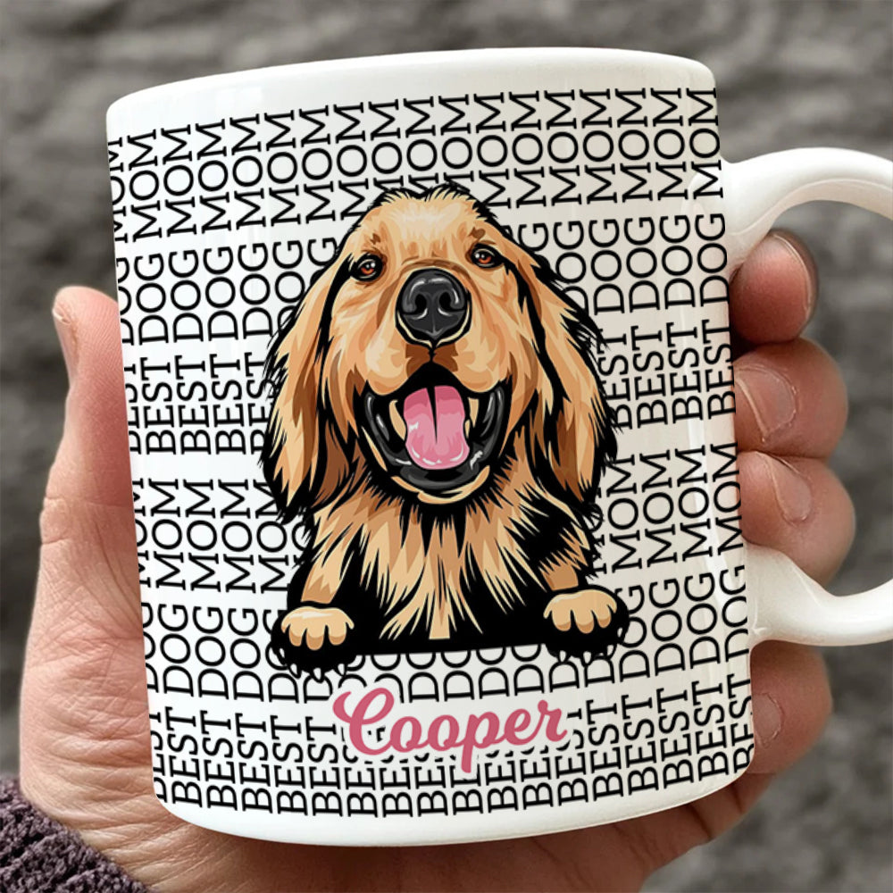 Hidden Words Dog Lover Mug - Personalized Custom Mug