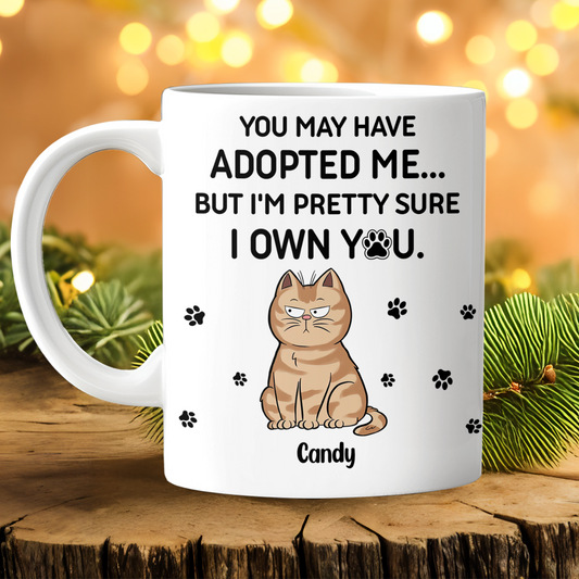 We Own You - Cat Lover Mug - Personalized Custom Mug