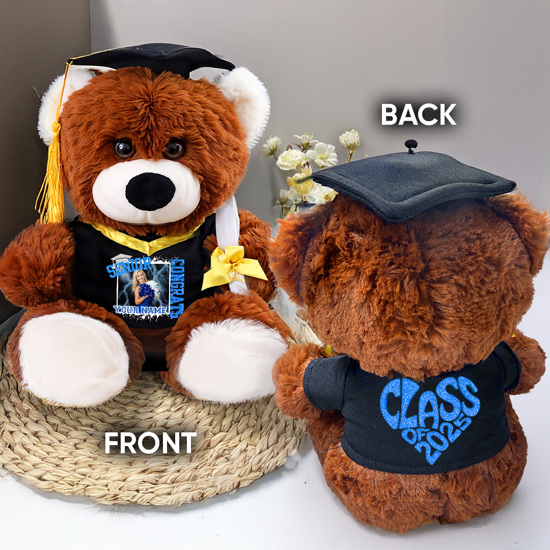 Congrats Senior Class Of 2025 Unique Custom Gift Personalized Graduations Teddy Bear